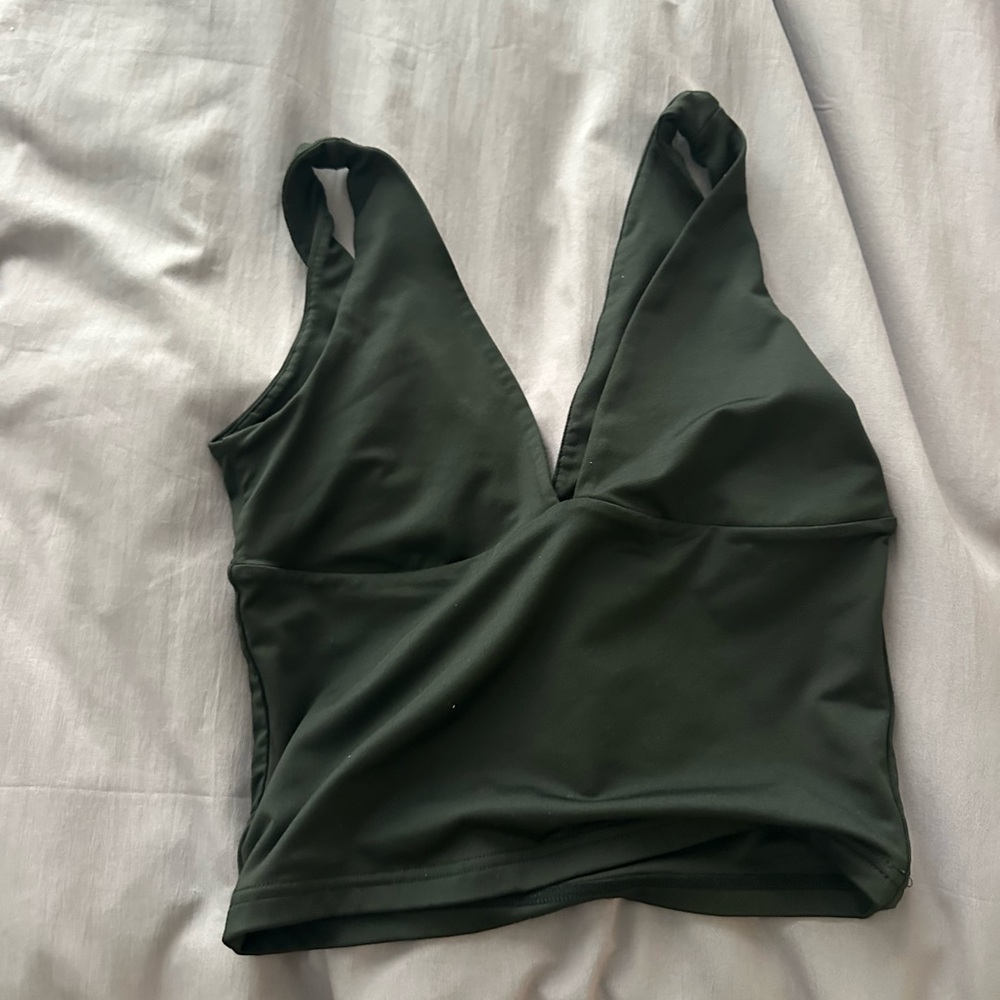 Reoria Black V-Neck Blouse